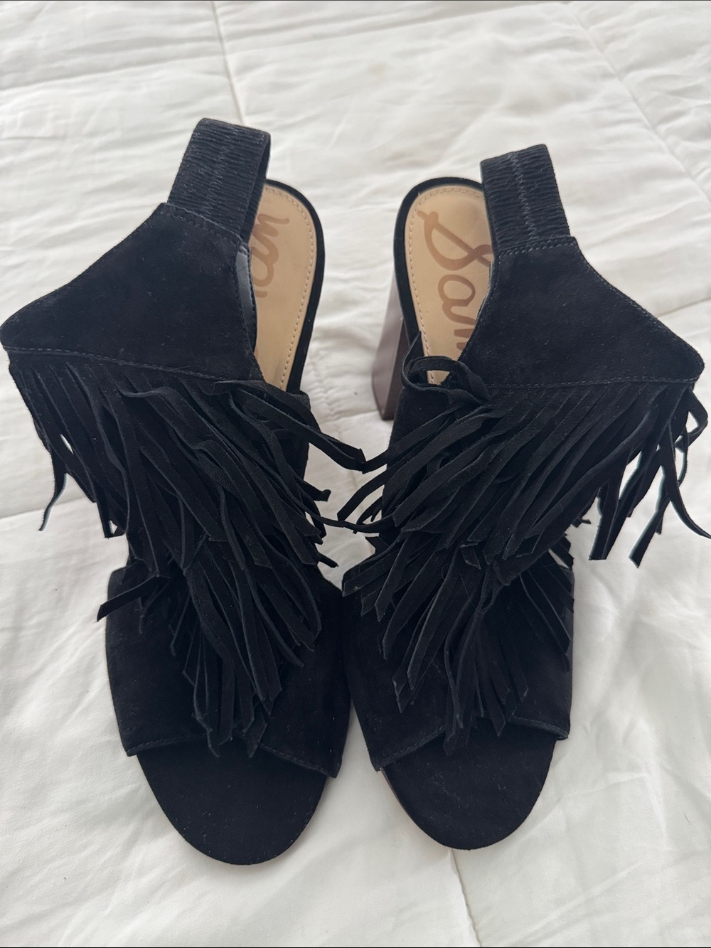 Sam Edelman "Elaine" Fringe Sandals